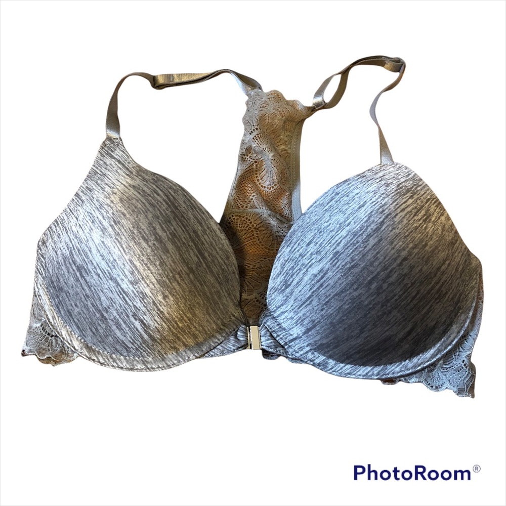 Jessica Simpson Bra Gray Size 34C, some push-up padding
